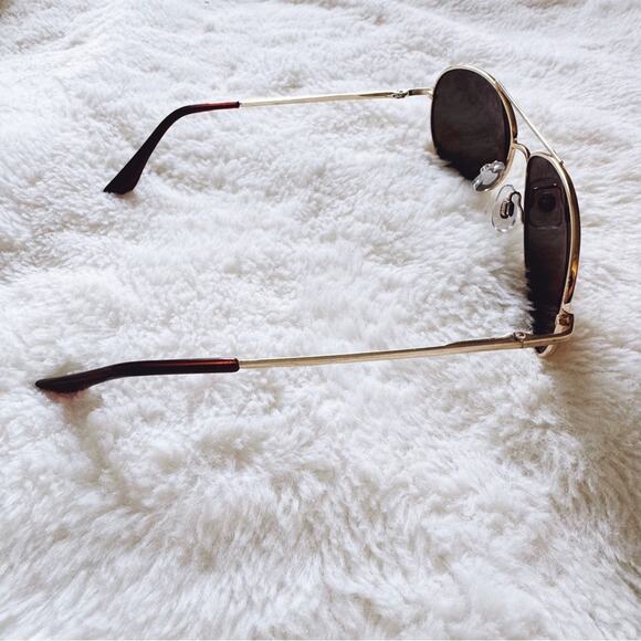 Jessa Orange Polarized Classic Aviator Sunglasses - Picture 5 of 9